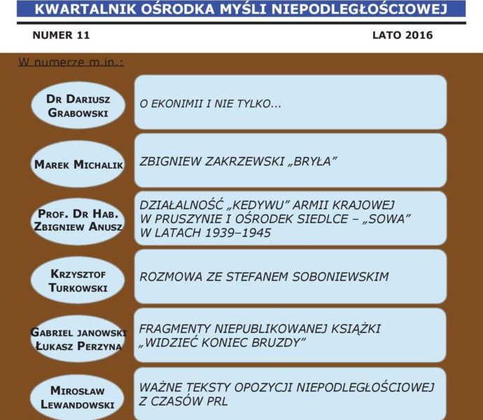 Opinia Nurtu Niepodległościowego nr 11 (PDF)